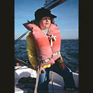 Thea at the helm