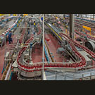 Very large bottling line at Woodbridge