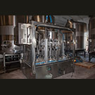 Little bottling machine; same size bottles