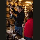 Van Ruiten winemaker blending the brand