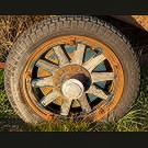 Beautiful Buick wooden wheel