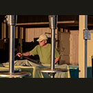 Tom checks his fermentation