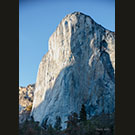 El Capitan in winter sunset